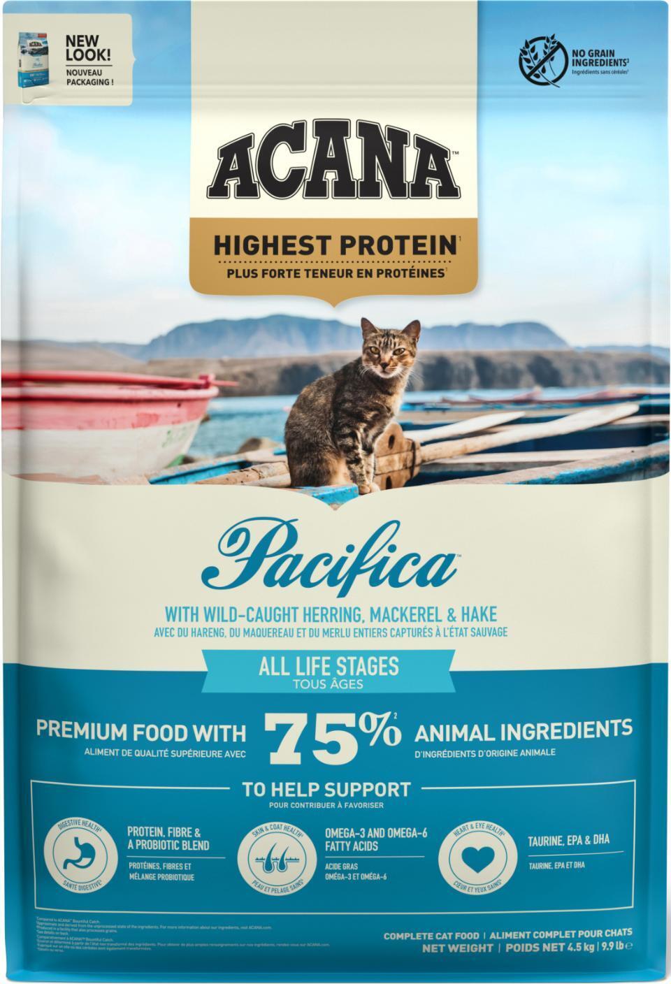 4.5 kg ACANA CAT Pacifica - dyrelageret.dk