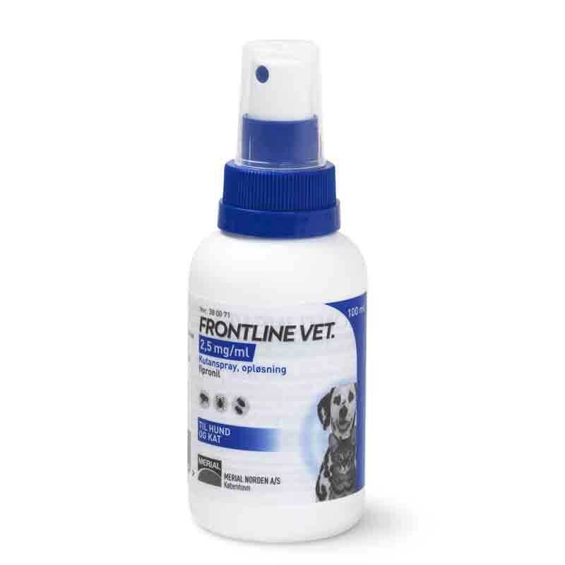 Frontline Vet spray 100 ml dyrelageret.dk