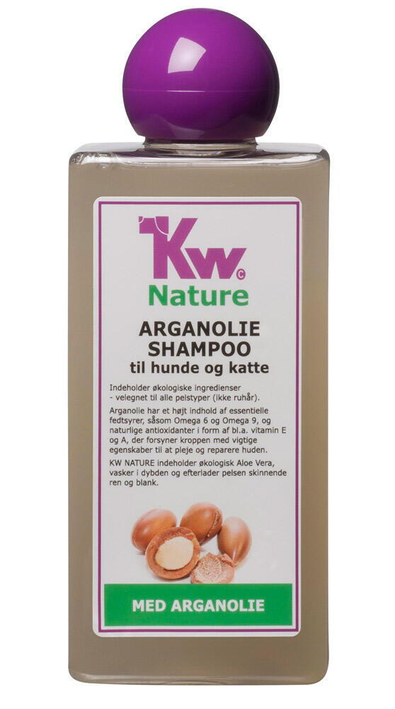 KW Nature Arganolie Shampoo, 200 - dyrelageret.dk