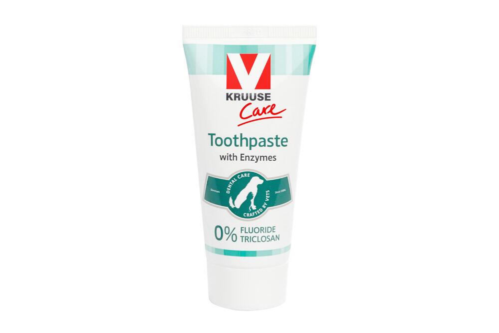 KRUUSE Care Toothpaste med Enzymes, 50 ml. - dyrelageret.dk
