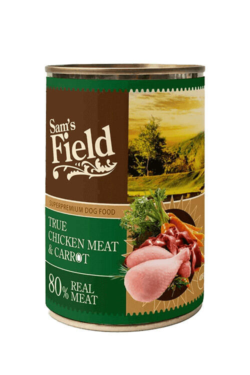 Sams Field True Meat - Chicken & Carrot, 400 g