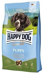 FRAGTSKADET - HAPPY DOG Puppy Lam og Ris - Glutenfri, 10 kg -- FRAGTSKADE, MEN INDHOLD OK