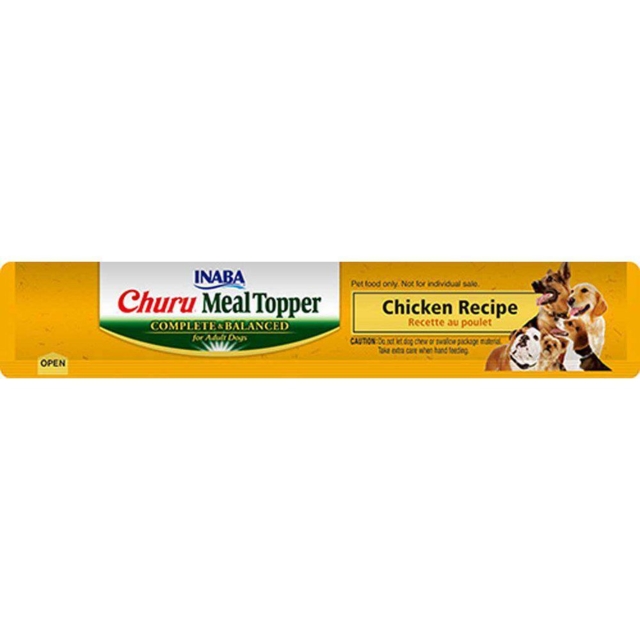 CHURU Dog Meal topper Chicken, 4 tuber