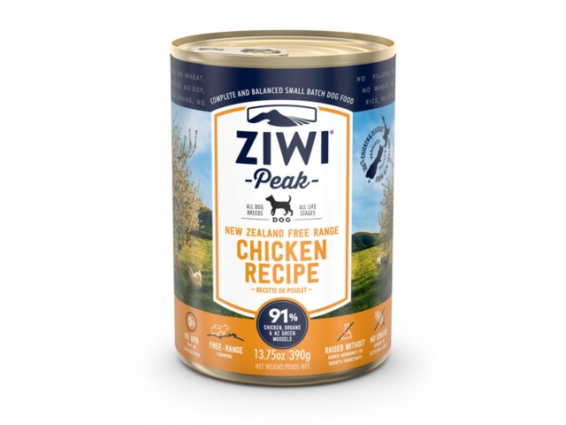 Ziwi Peak Canned Dog Chicken, 390 g