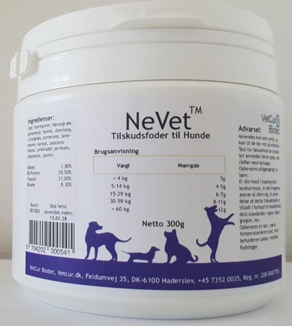 NeVet til hund, 300 g pulver