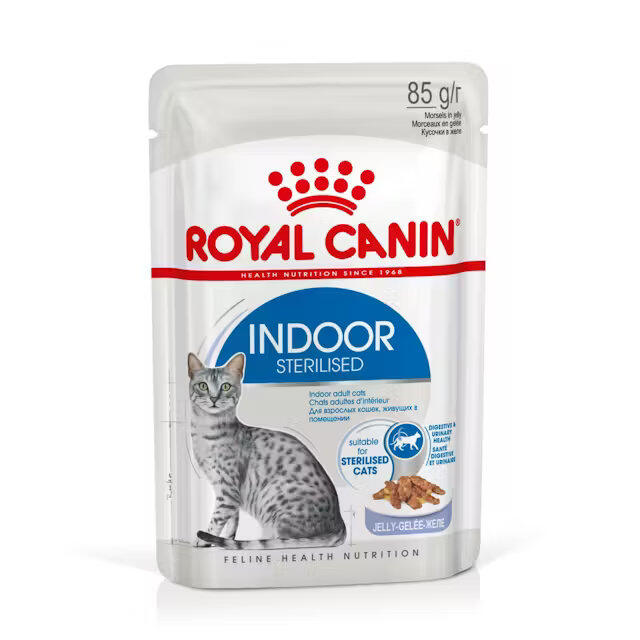 Royal Canin KAT Indoor Jelly vådfoder - Sterilised 12x85 g