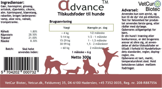 Vetcure Advance, 300 g - HUND