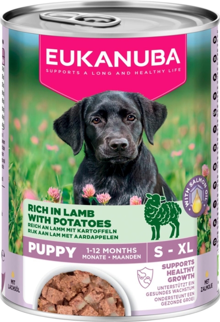 Eukanuba Puppy hundevådfoder, lam med kartoffel 400 g