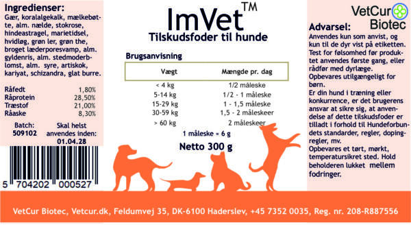 ImVet til hund, 300 g pulver