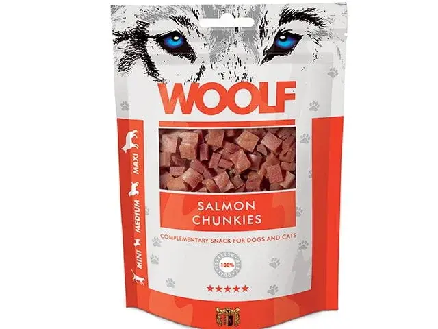 Woolf Salmon Chunkies 100 g