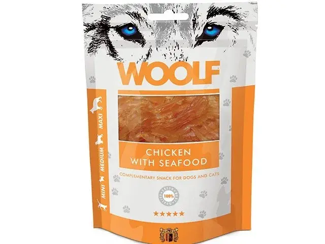 Woolf Chicken Seafood 100 g