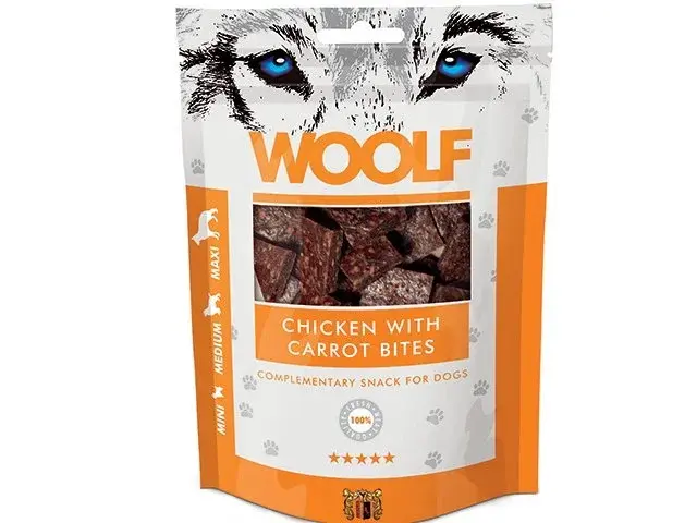 Woolf Chicken with Carrots Bites 100 g