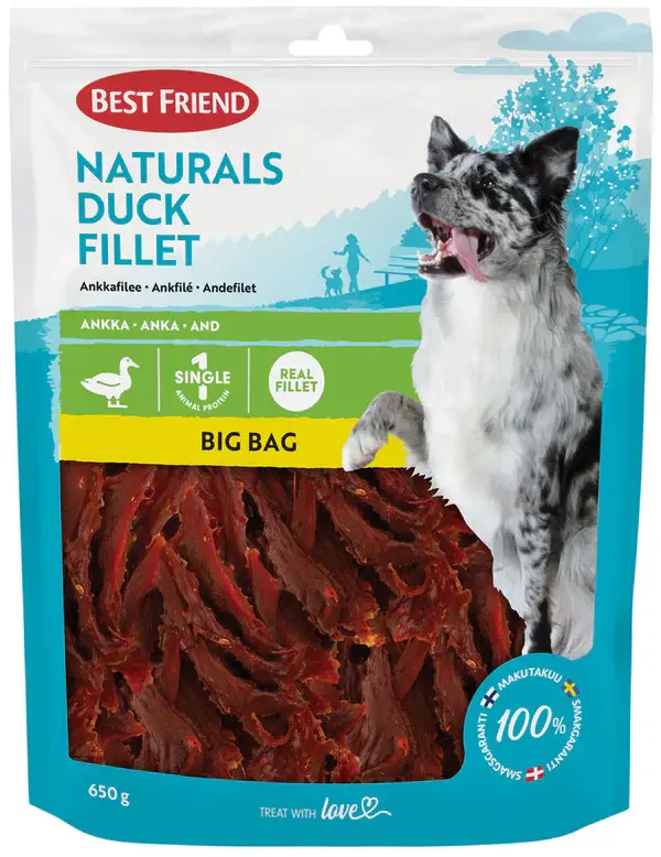 Best Friend Naturals andefilet Big Bag 650 g