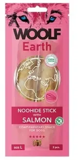 Woolf Earth Noohide stick salmon L, 100 g