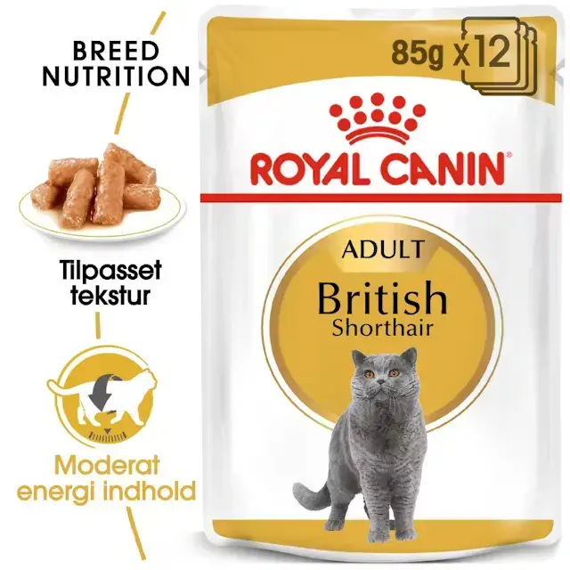 Royal Canin KAT British Shorthair Adult vådfoder 12x85 g