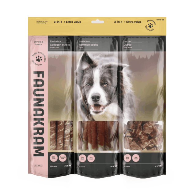 Faunakram dog 3-in-1 Duck, 600 g