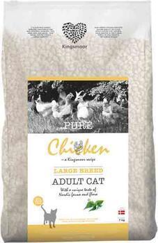 FRAGTSKADE - 6 kg Kingsmoor Pure Chicken Cat large breed - FRAGTSKADET SÆK, INDHOLD OK