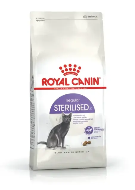 FRAGTSKADE - Royal Canin Sterilised Adult tørfoder til kat 4 kg - FRAGTSKADET POSE, INDHOLD OK