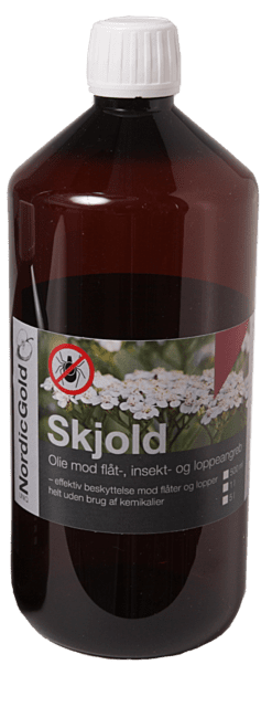 Nordic Gold Skjold - urter mod flåt og lopper - 1 liter
