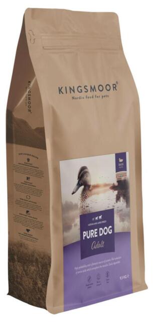 FRAGTSKADE - 9,5 kg Kingsmoor Pure Duck Dog - mellem og store racer - FRAGTSKADET SÆK, INDHOLD OK