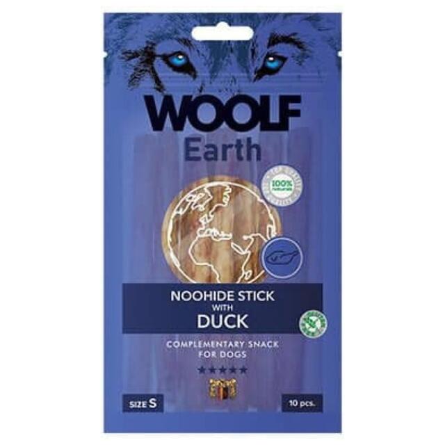 Woolf Earth Noohide sticks duck S, 10 stk