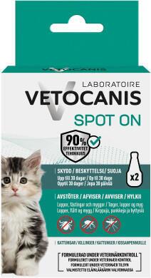 Vetocanis Anti-parasit Spot on til Killing over 3 mdr.- 2 pipetter