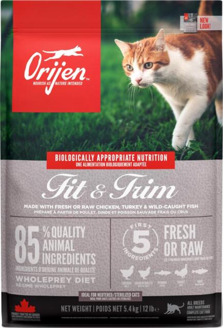 FRAGTSKADE - 5.4 kg ORIJEN CAT Fit & Trim - FRAGTSKADET SÆK, INDHOLD HELT OK