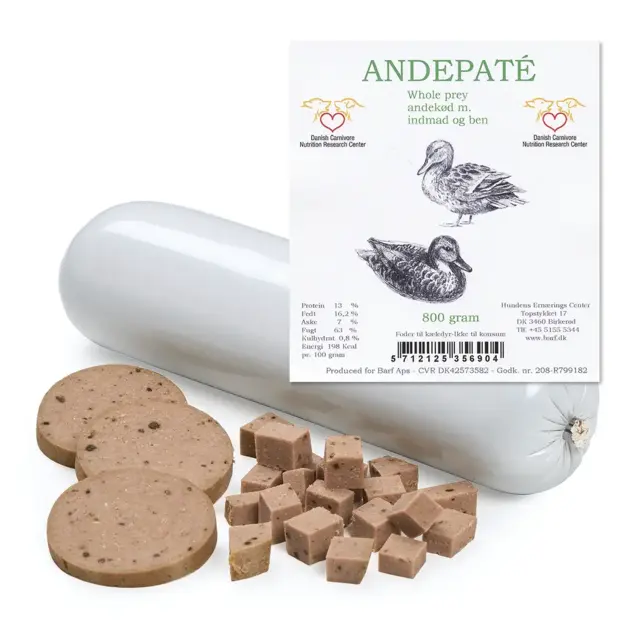 Easybarf Ande paté med ben, 800 g - DATOVARE MHT 06.26