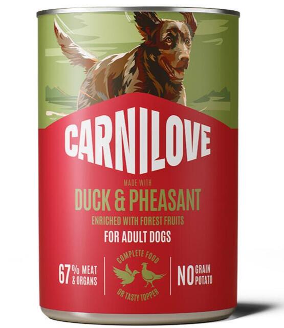 Carnilove Dog Can Paté Duck & Pheasant, 400 g