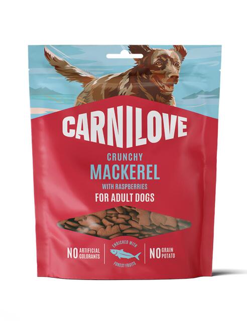 Carnilove Dog Crunchy Snack Mackerel with Raspberries, 200 g