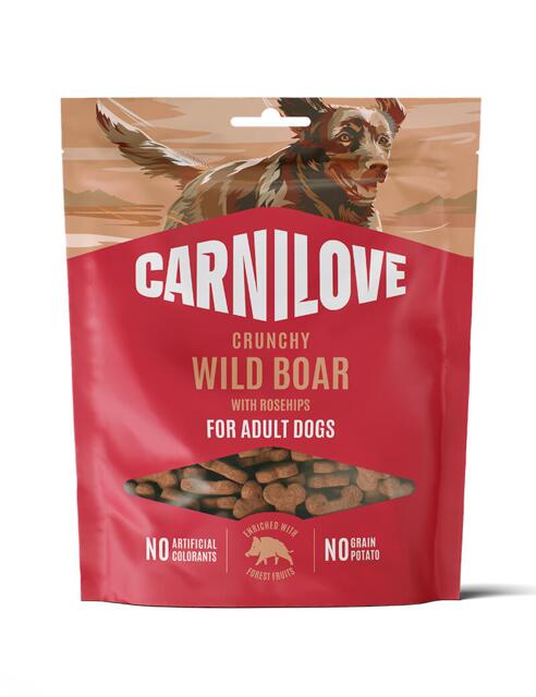 Carnilove Dog Crunchy Snack Wild Boar with Rosehips, 200 g