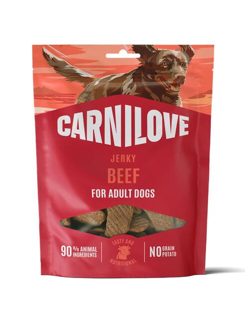 Carnilove Dog Jerky Beef fillet, 100g