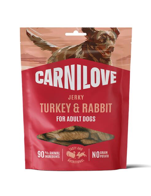 Carnilove Dog Jerky Turkey & Rabbit, 100g