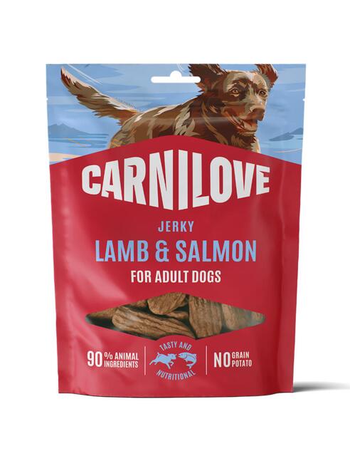 Carnilove Dog Jerky Lamb with Salmon, 100g