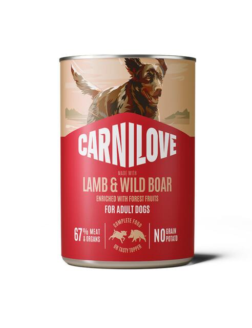 Carnilove Dog Can Paté Lamb & Wild Boar, 400 g