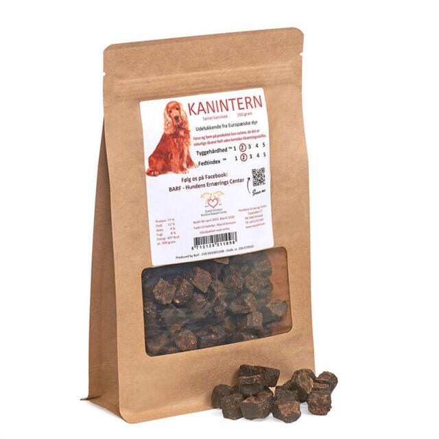 DATOVARE - EASY BARF Kaninterninger, 250 g - BEMÆRK DATO 07.26