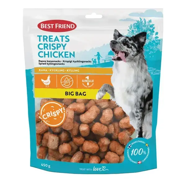 Best Friend Treats sprød kyllingesnacks 450 g.