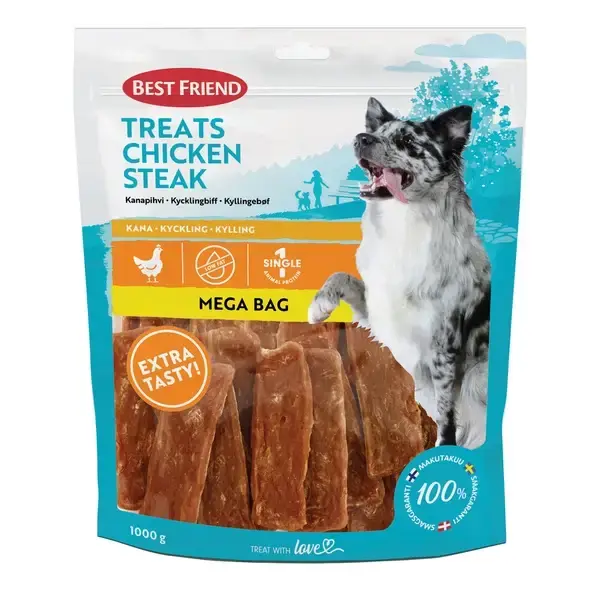 Best Friend Treats chicken steak 1000 g.