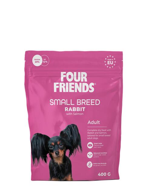 400 g Four Friends Grain Free Small Breed Adult Rabbit