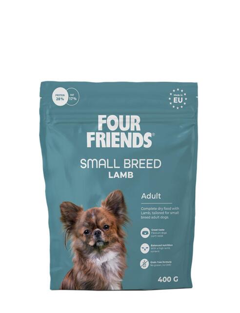 400 g Four Friends Grain Free Small Breed Adult Lamb