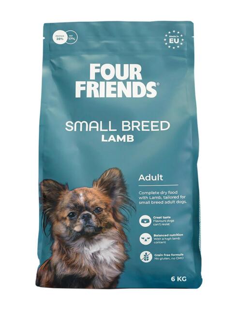 6 kg Four Friends Grain Free Small Breed Adult Lamb