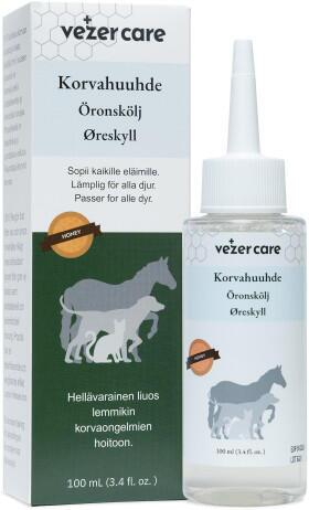 Vezer+ Care Ørerens, 100 ml - Til alle dyr