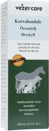 Vezer+ Care Ørerens, 100 ml - Til alle dyr