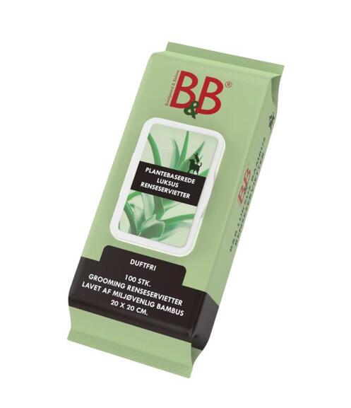 B&B Bambus renseservietter, 100 stk