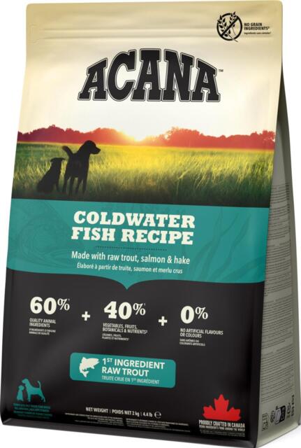 2 kg ACANA Dog Range Coldwater Fish Recipe