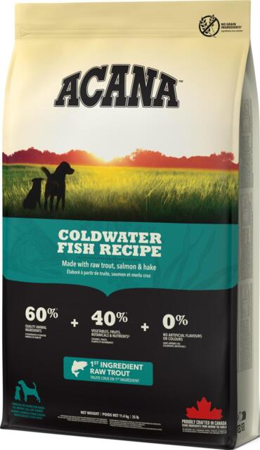 11.4 kg ACANA Dog Range Coldwater Fish Recipe