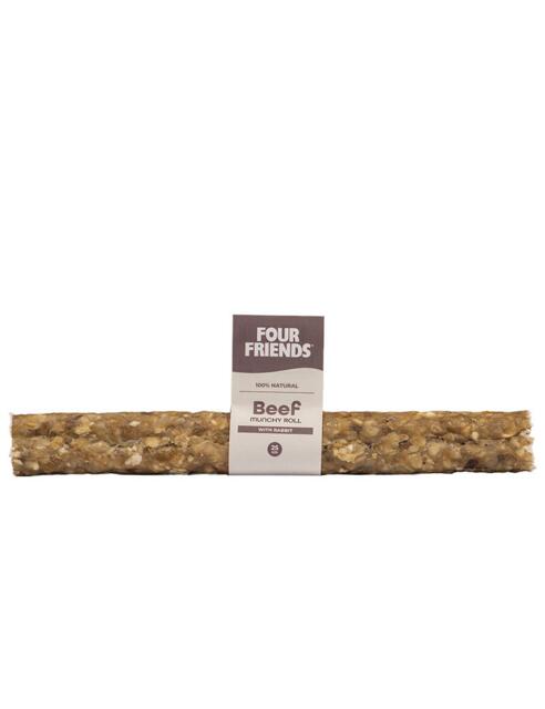 Four Friends Natural Chews Beef munchy roll with rabbit 25 cm - MADE IN EU