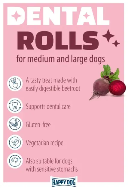 Happy Dog Dental Rolls 148 g