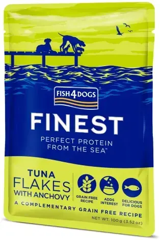 Fish4Dogs Fish Flakes – Tun & Ansjos 100 g