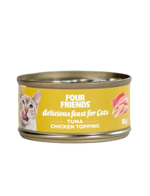 Four Friends Mix 6-pack dåse vådfoder til Kat, 6 x 85 g